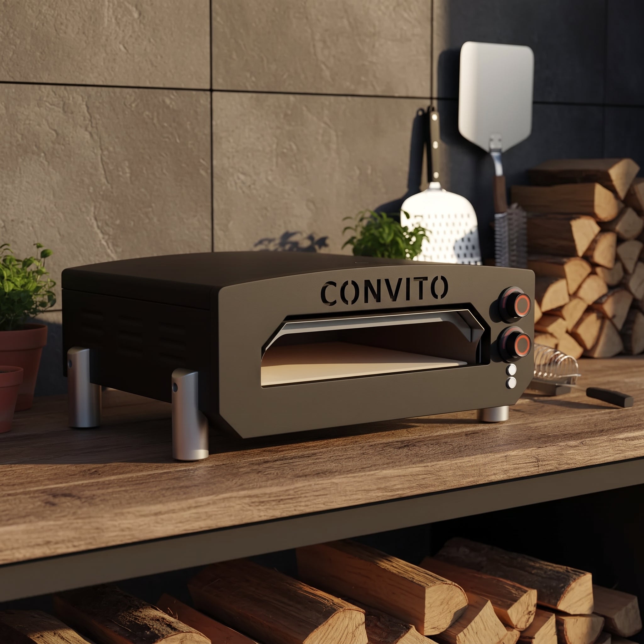 Detalhes anatômicos do forno Convito